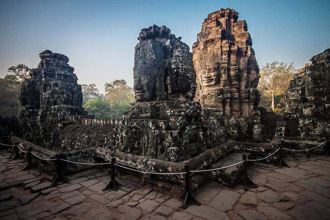 1-Day Angkor Wat Sunrise & All Interesting Temples Private Tour - Bayon and its famous stone faces