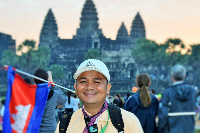 2-D Angkor temple tour with one sunrise in A/C vehicle and guide. - Day two begins at 5 a.m. at Angkor Wat