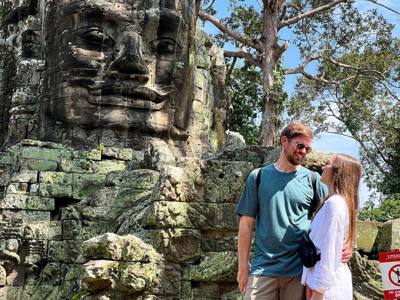 2-Day Angkor Wat, Kulen Mountain, Beng Mealea and Tonle Sap - Bayon, Baphuon and the royal terraces