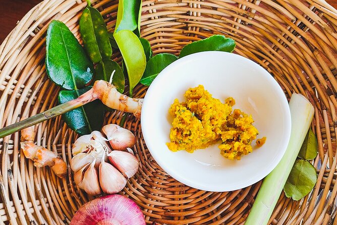 3-Hour Siem Reap Guided Cooking Class and Market with Pick up - The open kitchen and garden setting
