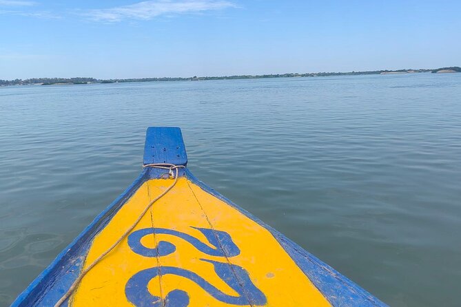 4 hours taking tuk tuk to see Mekong dolphins and countryside - Phnom Sambok Pagoda and the climb above the Mekong