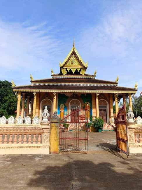 A day tour through Battambang/Local area and landmarks - Old Pagodas, Colonial Buildings, and the Black Man Symbol