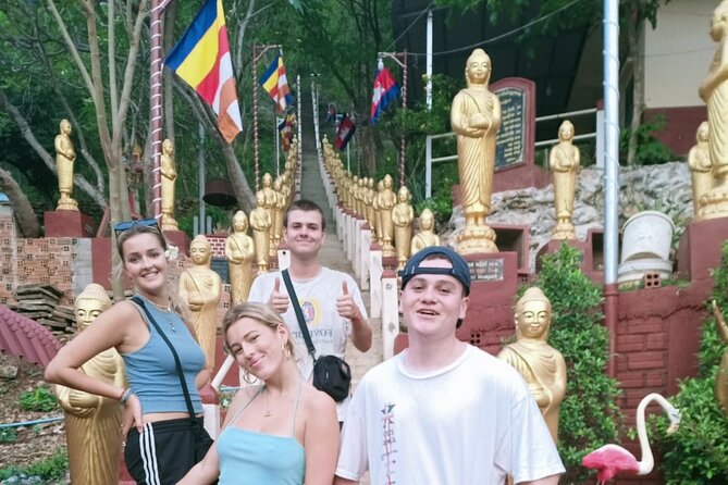 AfternoonTour.Bamboo train.killing cave with Secret bat cave - Riding the old Bamboo Train