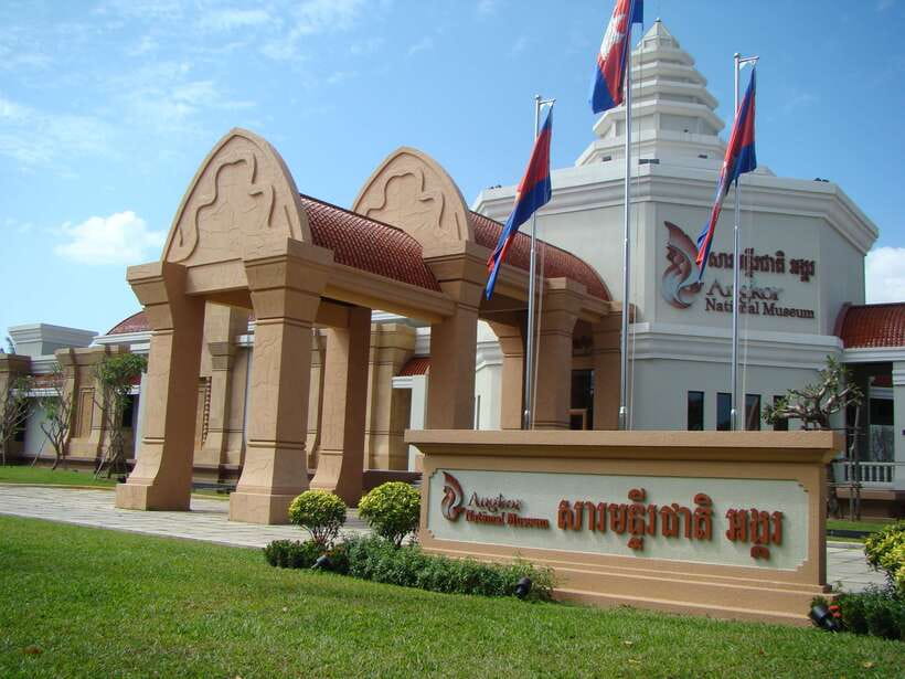Angkor National Museum Ticket with Tuk-Tuk Pick-Up - The map and the eight-gallery route