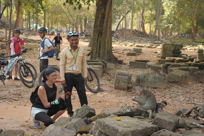 Angkor Sunrise Bike Tour with Lunch Included - Ta Prohm by a less crowded approach