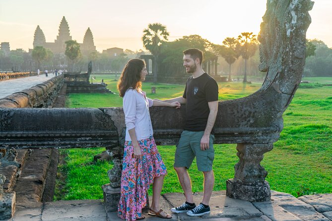 Angkor Sunrise Vespa Tour / Tuk Tuk or Car - Angkor Thom and Bayon’s stone faces