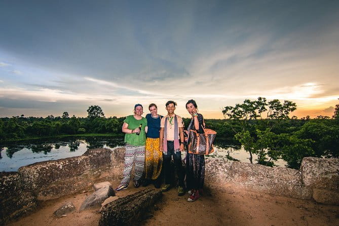 Angkor Sunset & Gondola Ride By Jeep - Angkor Thom’s South Gate and Chrong Temple