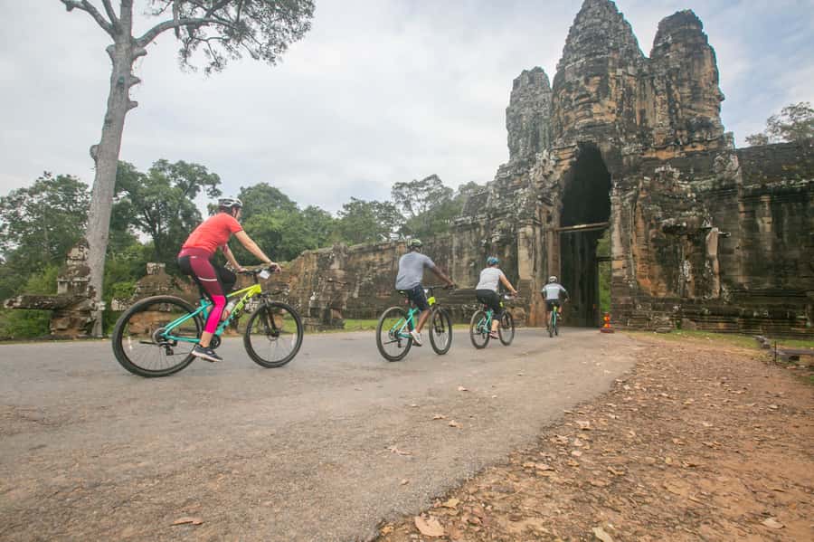 Angkor Wat: Guided Sunrise Bike Tour w/ Breakfast and Lunch - Forest tracks and village roads behind Angkor Wat