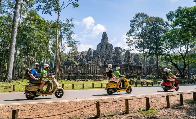 Angkor Wat: Guided Vespa Tour / Tuk Tuk or Car - Why a Vespa makes sense at Angkor