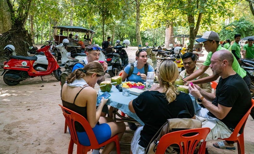 Angkor Wat: Guided Vespa Tour / Tuk Tuk or Car - Ta Prohm, trees, and the Tomb Raider connection