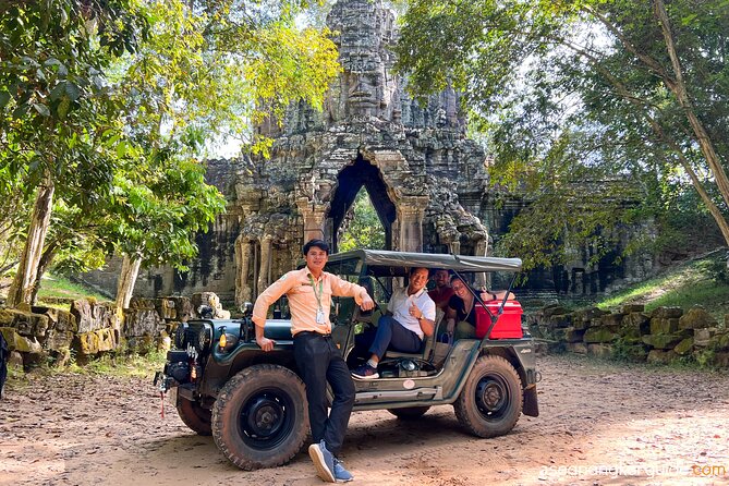 Angkor Wat Sunrise and Market Tour by Jeep - Ta Prohm, roots, and a slower walk