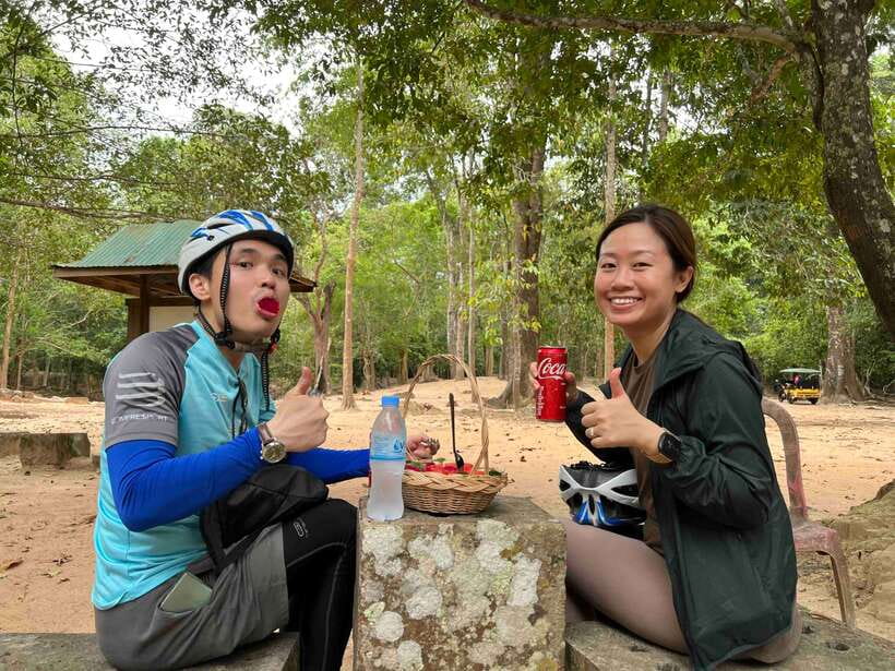Angkor Wat Sunrise Bike Tour With Lunch Included - Before dawn at Angkor Wat