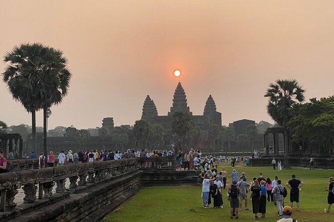 Angkor Wat Sunrise Tour & Archaeological Park Exploration - Inside Angkor Wat after dawn