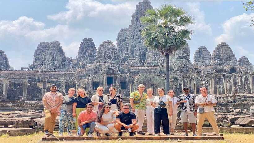 Angkor Wat Sunset In Private and Small-In-Group - Ta Prohm through the jungle path