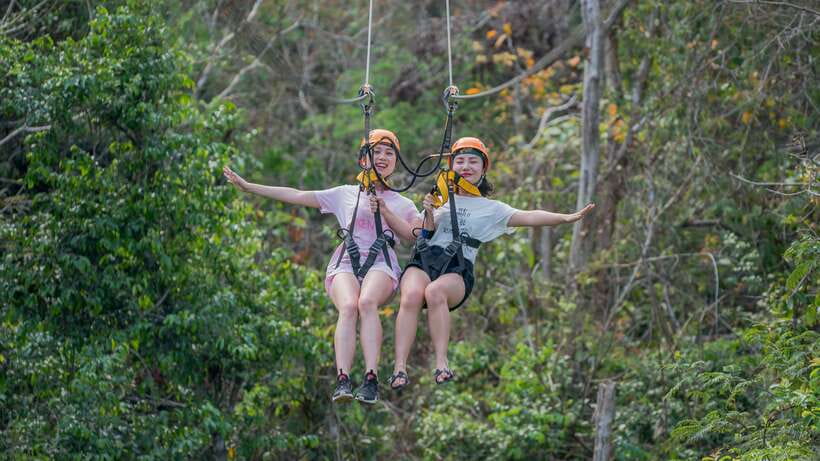 Angkor Zipline Eco-Adventure Canopy Tour - The Gold Course: more lines and more time aloft