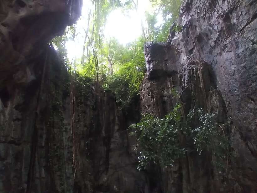 Bamboo train. Phnom Sampove cave. Bat cave and Banan Temple - Banan Temple adds history and a physical challenge