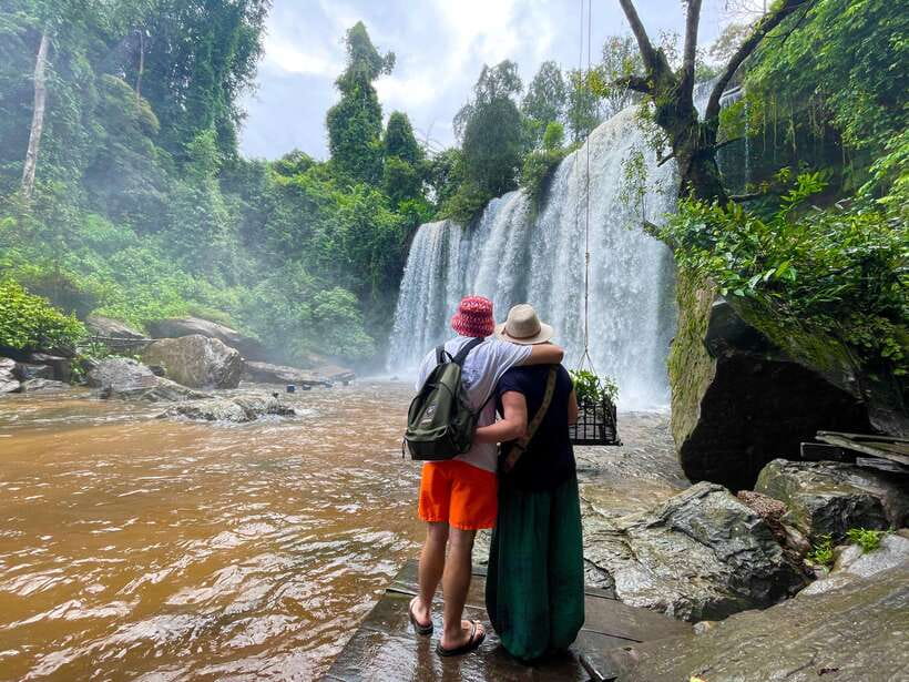 Banteay Srei, Kulen Waterfall & Beng Mealea Exploration - Phnom Kulen’s cliff, sacred river, and reclining Buddha
