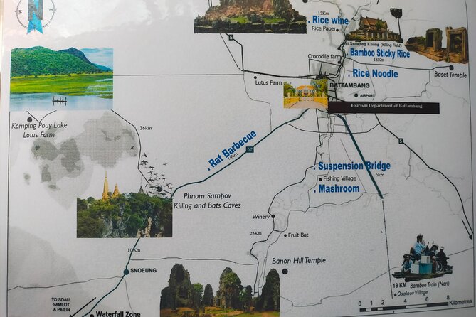 Battambang Tuk Tuk tour: Bambootrain, Killing & Bat Caves,Sunset - Leaving Battambang by tuk-tuk