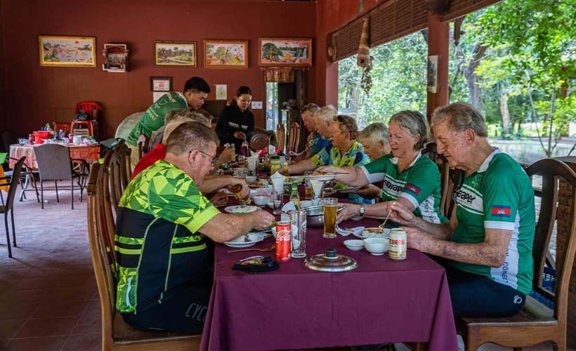 Cycle Angkor Backroad Bike Tour / E-Bike or Tuk Tuk - Entering Angkor Thom through the elephant gate