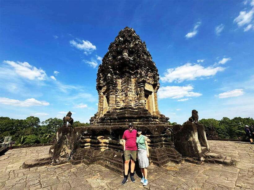 Explore Angkor Temple Sunset With Tour Guided - Ta Prohm and the trees over the ruins