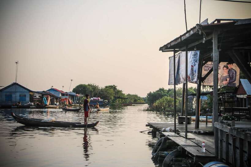 Floating Village and Tonlé Sap Sunset Tour - The 45-minute drive through rural Siem Reap