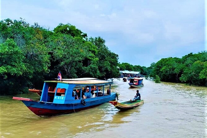 Floating Village-Mangrove Forest Private Tonle Sap Lake Boat Tour - Wat Bo and Siem Reap’s Older Religious Art