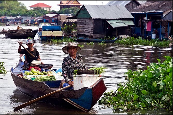 Floating Village-Mangrove Forest Private Tonle Sap Lake Boat Tour - A Green Finish at Angkor Botanical Garden