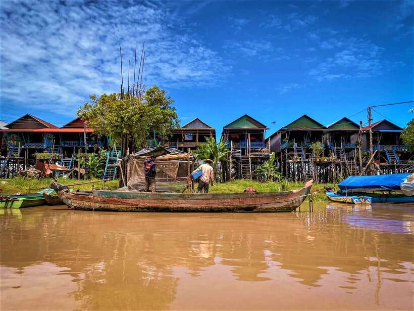 Floating Village-Mangroves Forest Tonle Sap Lake Boat Tour - Baray Spillway and Wat Svay Romeat