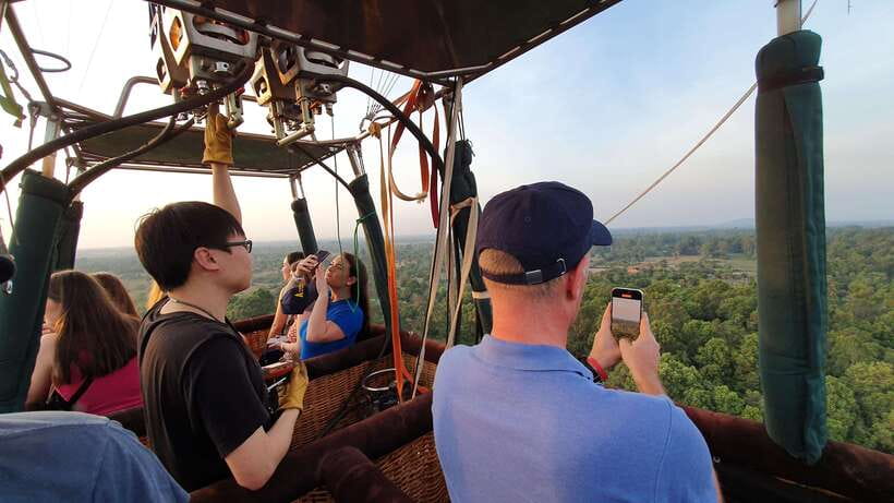 From Krong Siem Reap: Angkor Hot Air Balloon Ride w/ Pickup - Bakong and Lolei are the real temple focus