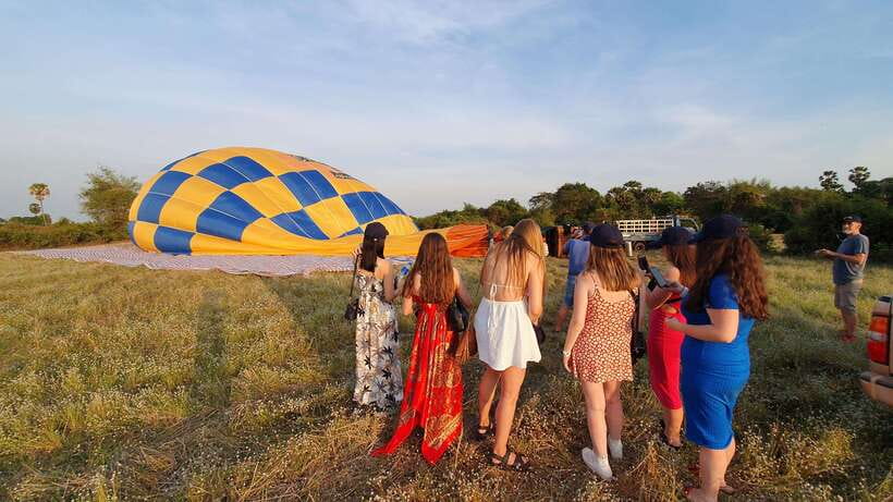 From Krong Siem Reap: Angkor Hot Air Balloon Ride w/ Pickup - What the $175 price really buys