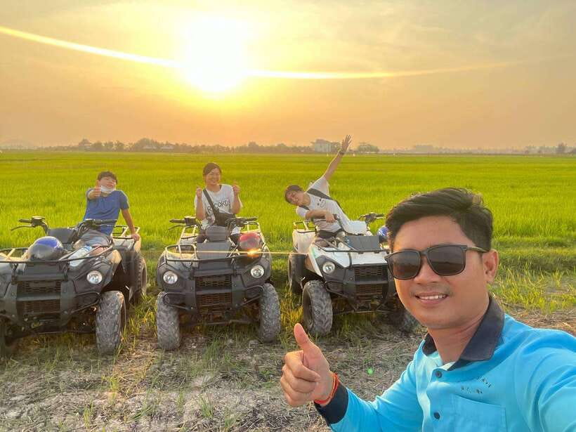 From Siem Reap: 02 Hours Quad Bike Tour in Countryside - The coconut break and the changing route home