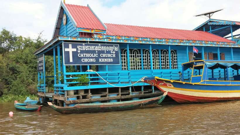 From Siem Reap: Tonle Sap Floating Villages Tour - Lotus flowers before the lake