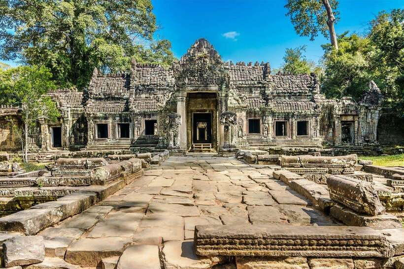 Grand Circle With Sunrise Private Tuk-Tuk - Preah Khan gives the day its first full temple visit