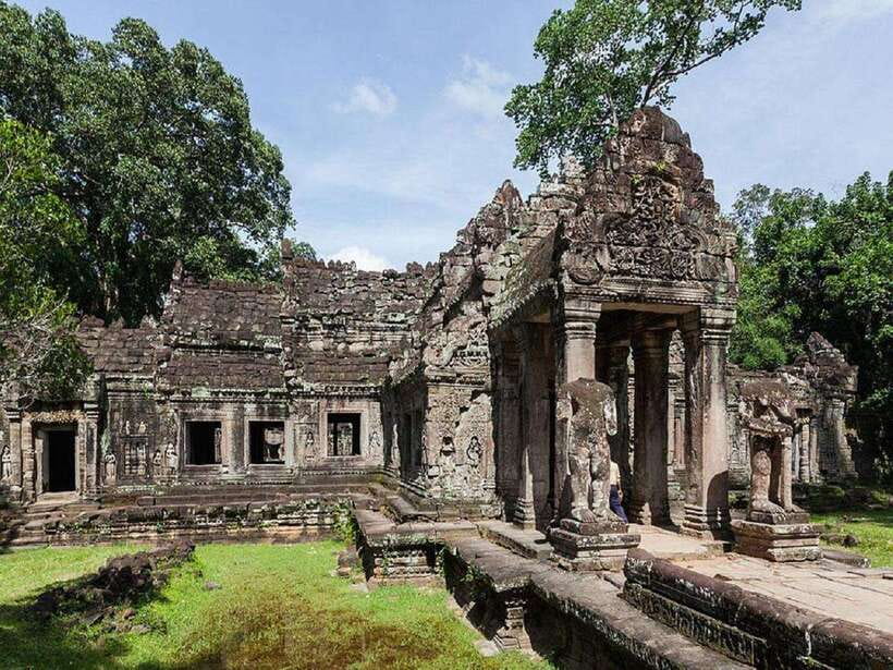 Grand Circle With Sunset Private Tuk-Tuk - Preah Khan Gives the Day Its First Big Stop