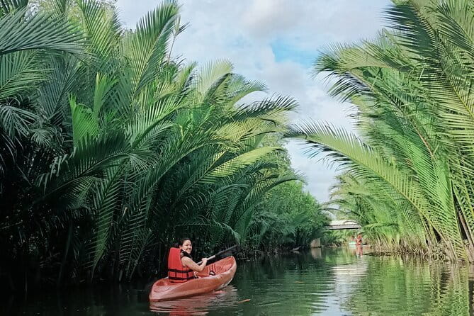 Guided Kayak trip around Green Cathedral outside Kampot, Sunset - Meeting in Kampot and riding to the river