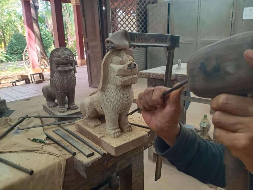 Half-Day: Silk Farm, Senteur Angkor, and Satcha Workshop - Angkor Silk Farm: watching silk take shape
