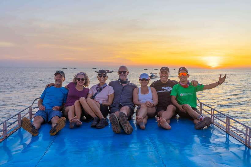 Kampong Phluk: Floating Village Sunset Bike Tour or E-Bike - Seeing the village from the boat