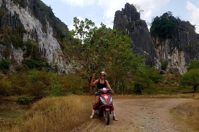 Kampong Trach Off-Roads - Circle Cave begins at a working sacred site