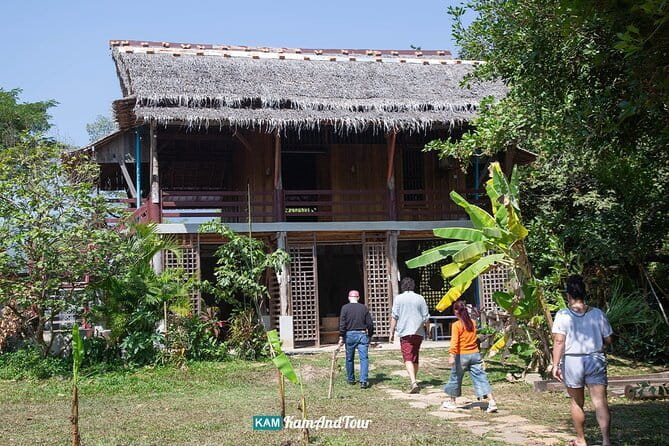 Kampot Cooking Class by Eco Lotus Kampot - Picking herbs from the organic garden