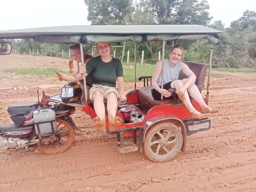 Kampot: Tuk Tuk Trip to Pepper Farm, Kep, Crab Market & More - Salt fields and the working countryside