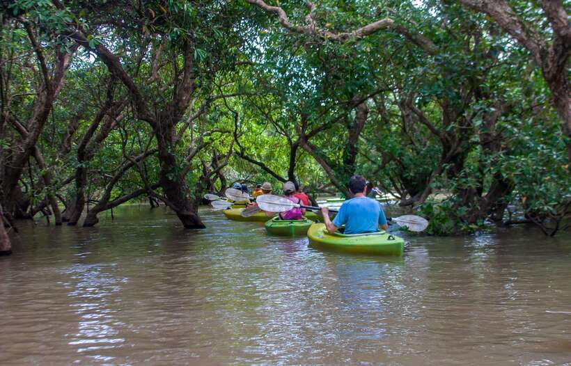 Kayaking & Floating Village in Siem Reap - Leaving Siem Reap for the floating village