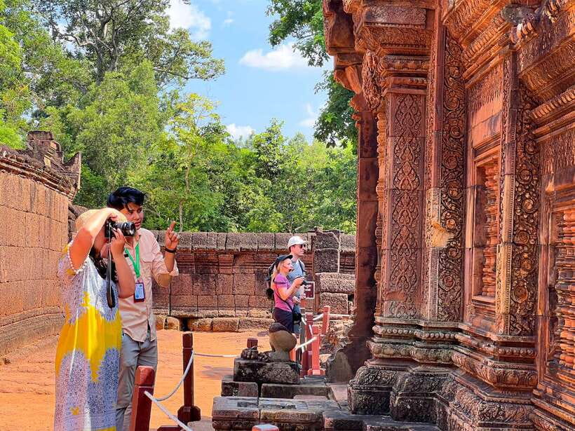 Kulen Mountain, Beng Mealea and Banteay Srei Full Day Tour - Lunch at the waterfall is the day’s best pause