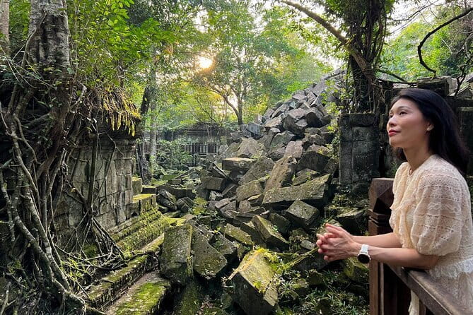 Kulen Mountain Beng Mealea and Tonle Sap Tour in Siem Reap - The 1000 Lingas in the riverbed