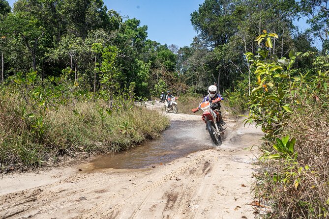 Kulen Mountain Trails Dirt Bike Tour - Lunch and a swim at Kulen Waterfall
