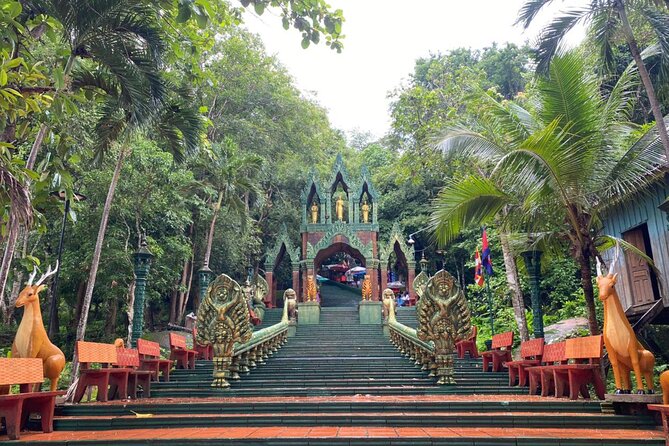 Kulen Mountain With Ticket included Plus Banteay Srei Temple Tour - The waterfall is the day’s cooling break