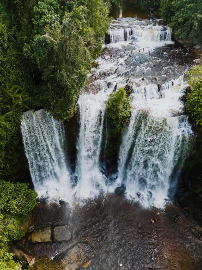 Kulen Waterfall: Rise and Shine with Cliff, Village w/ Guide - The drive from Siem Reap to the mountain