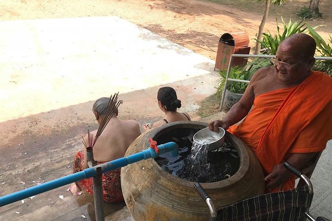 Monk Blessing Ceremony in Siem Reap - The monk blessing itself