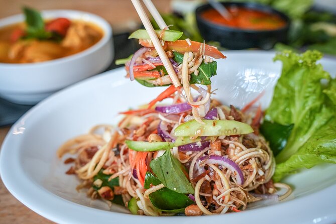 Old Siem Reap Sunset Food Tour by Tuk-Tuk - Sunset over rice fields by tuk-tuk