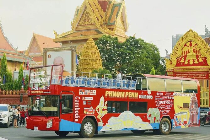 Phnom Penh Hop-on Hop-off Bus with Free Boat Cruise 1 Day Pass - The river route and Mekong cruise