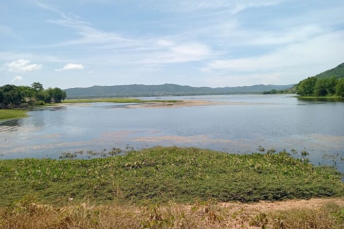 Phnom Penh Kampot Kep Tour "Pepper Farm, Salt Field, Crab Market" - Salt fields during the dry season